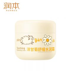 润本（RUNBEN） 洋甘菊舒缓水润霜50g*1瓶宝宝秋冬保湿滋润面霜舒缓干燥0岁+婴儿适用