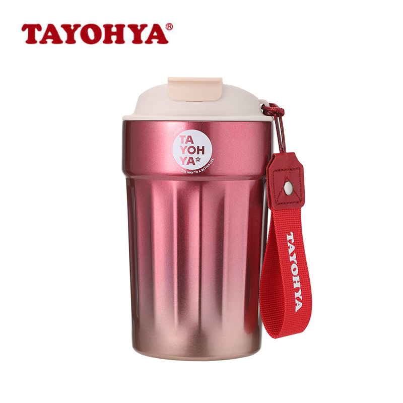 多样屋（TAYOHYA）  TA31-0078BP冷暖魔温杯拎拎壶大容量男女杯子双饮咖啡杯