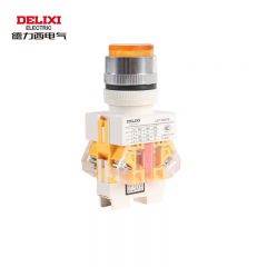 德力西电气  按钮开关1LAY7-11DZS 24V 黄色