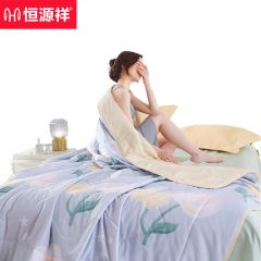 恒源祥（hengyuanxiang） HYX189BZ-DZ花外全棉夏被200*230cm礼盒装（集采50起批）