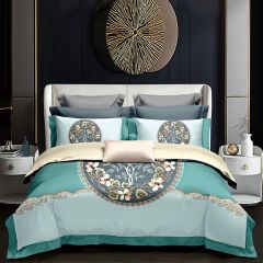 金丝莉（KINTHERI）倾城被套220*240cm 床单245*270cm 枕套48*74cm*2（套）