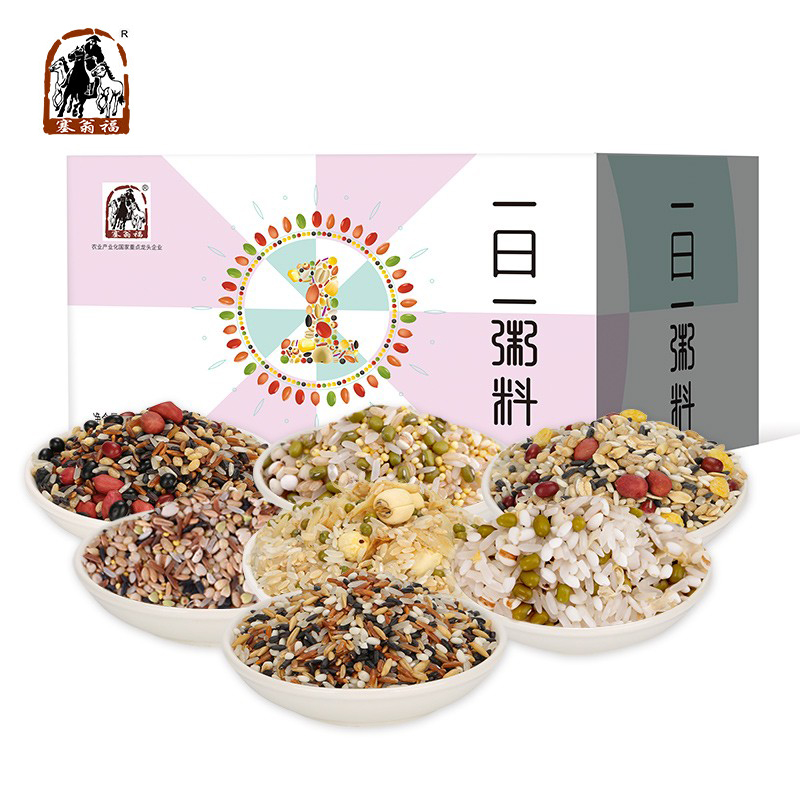 塞翁福 一日一粥料 1050克 杂粮粥料组合 150g*7盒独立包装八宝粥料清凉粥料等 盒