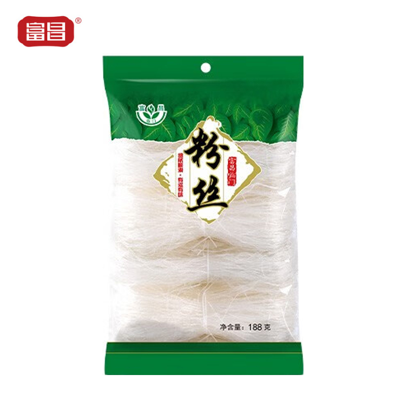 富昌 粉丝 绿豆水晶火锅扇贝粉丝方便速食酸辣细粉条 富昌粉丝188g