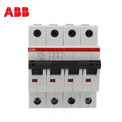 ABB S200系列 空气开关 微型断路器S204-C32过载保护 短路保护 漏电保护