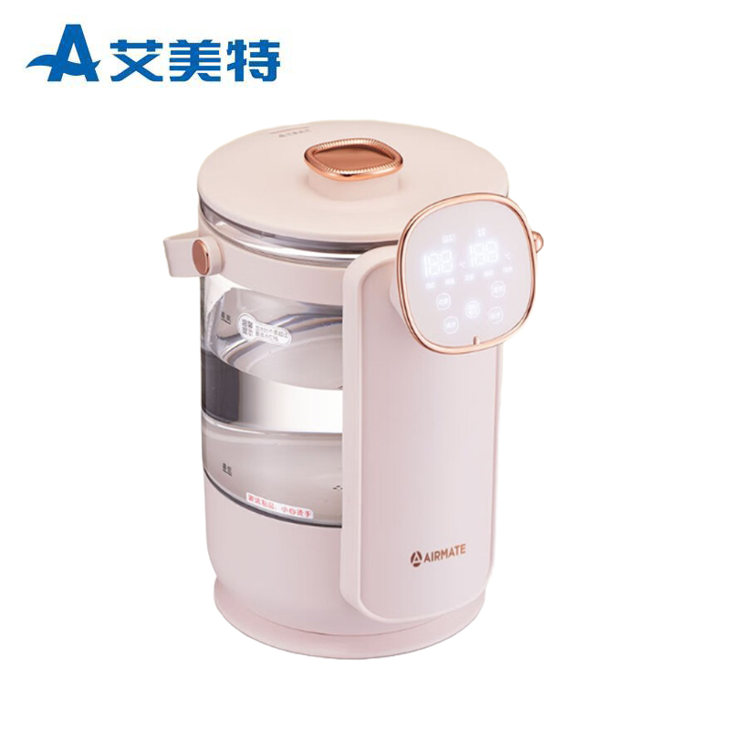 艾美特（AIRMATE） CS2513简约派养生壶电水壶办公室便携水壶 粉