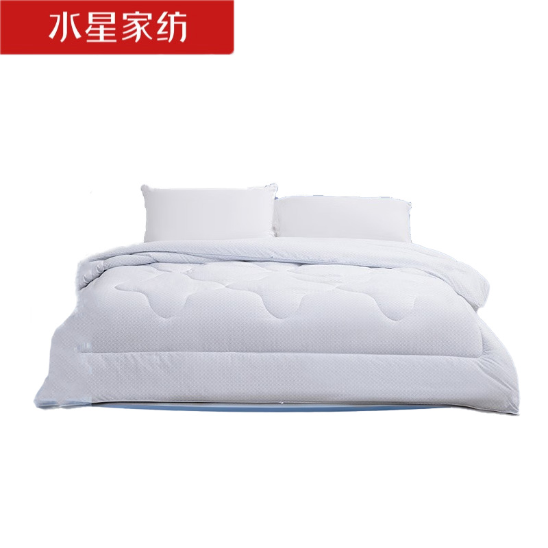 水星家纺 清朗七孔抗菌被亲肤棉质床品套装200*230cm