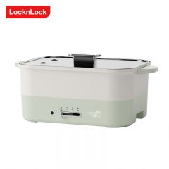 乐扣乐扣（LOCK&LOCK） EJP1567GRN多功能电煮锅涮焖煮一锅搞定不粘涂层方便清洗6L