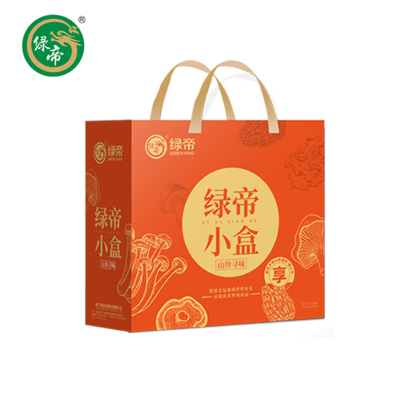 绿帝 山珍寻味礼盒205g 组合干货滋补菌菇干货煲汤火锅蘑菇食材料