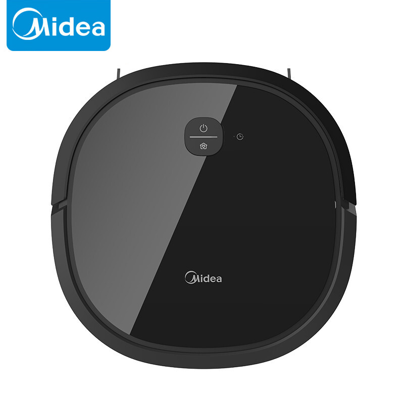美的（Midea） 扫地机器人持久续航800ml大尘盒家用扫地机升级APP智控黑色Ti-07W一台