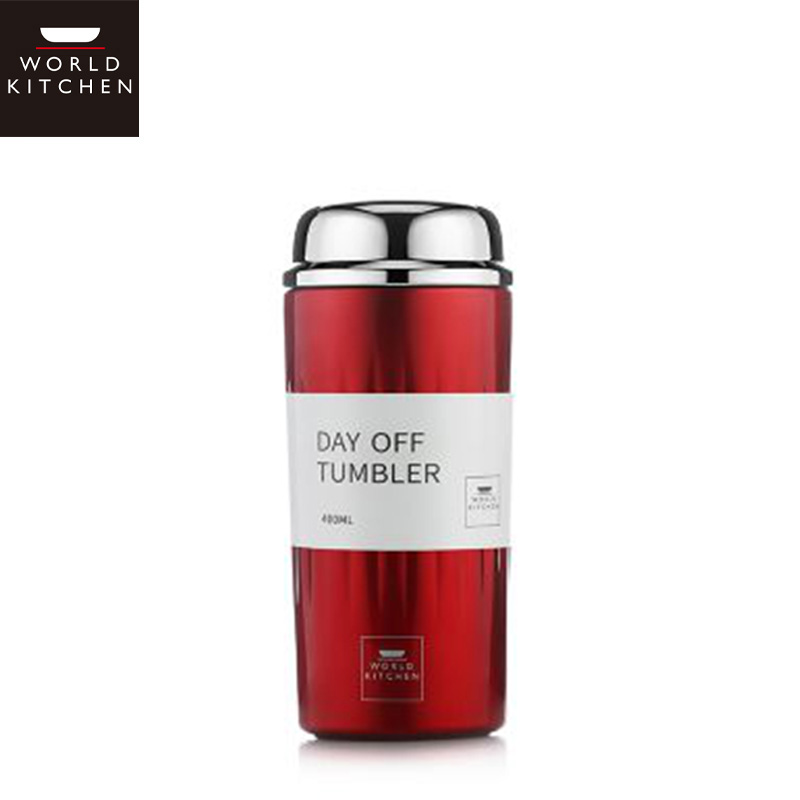 WORLD KITCHEN 保温杯400ml保温保冷两用红色 WK-BWB400ML/KZ/RD