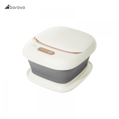 艾贝丽（Abereve） ABL-ZYP28六组滚轮指压强韧耐磨硅胶恒温按摩折叠足浴盆
