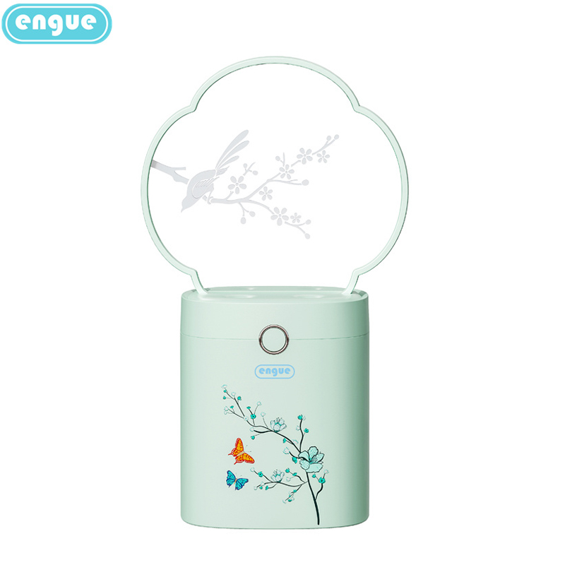 恩谷（ENGUE）迷你加湿器 创意旅行办公礼品 USB空气加湿器 EG-026花漾加温器