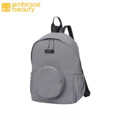 又见美物 EB1607回彩折叠多用背挎包可折叠便携旅行收纳包轻便防水单肩斜挎包岩石灰