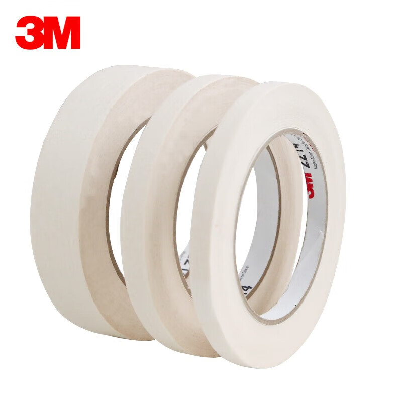 3M 2214美纹纸胶带 白色 20mm*50m 1卷