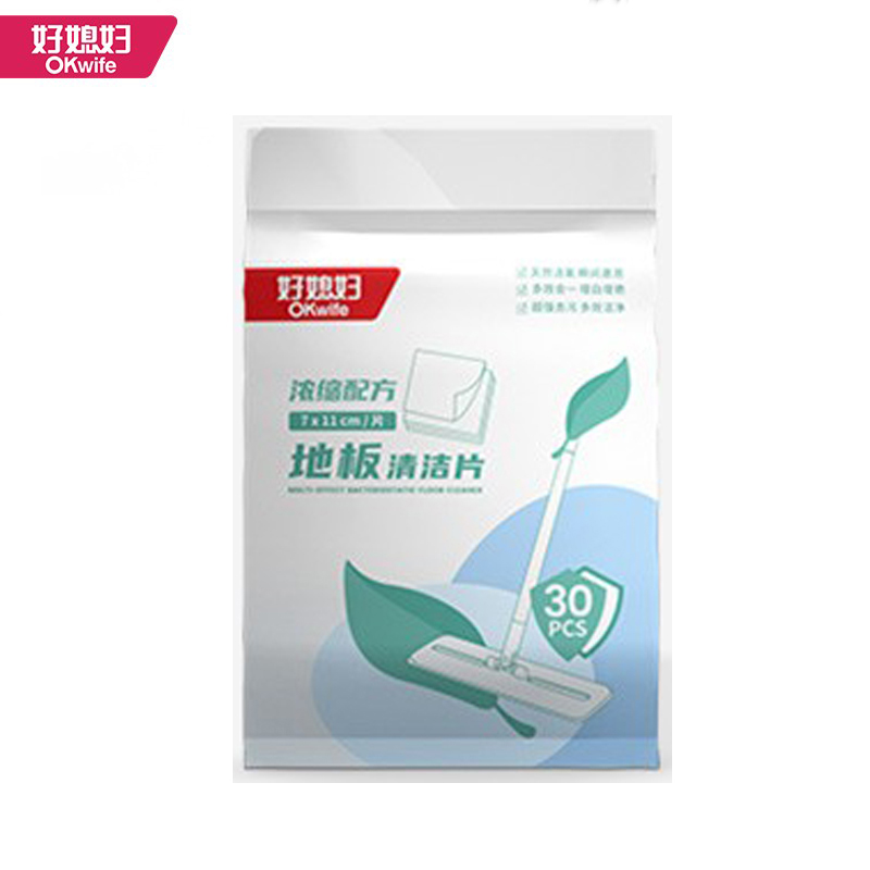 好媳妇（okaywife）地面清洗片瓷砖木地板清洁片家用多效清香型去污除垢增亮神器1包 地板清洁片1包【30片】
