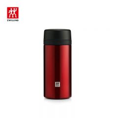 双立人（ZWILLING） ZW-BP103 双立人真空保温杯420毫升亮光红304不锈钢保温杯真空弹盖杯旅行办公杯
