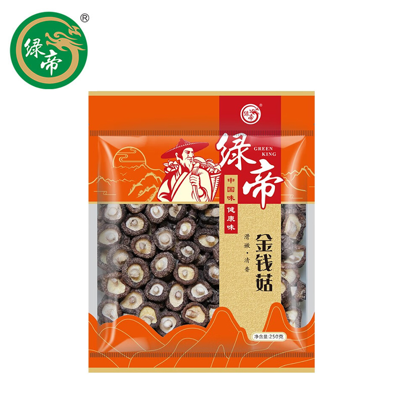 绿帝 山珍香菇 福建特产新货干香菇冬菇菌汤包干货煲汤 金钱菇250g