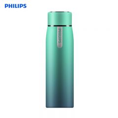 飞利浦（PHILIPS） 智能保温杯男女士水杯316不锈钢带茶滤茶杯便携车载商务杯子2781 AWP2781AR极光色