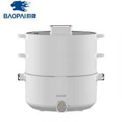 豹牌（BAOPAI） BP-WD083多功能电火锅一锅多用 炒 炖 煮 蒸 火锅 1600W大功率 快速加热