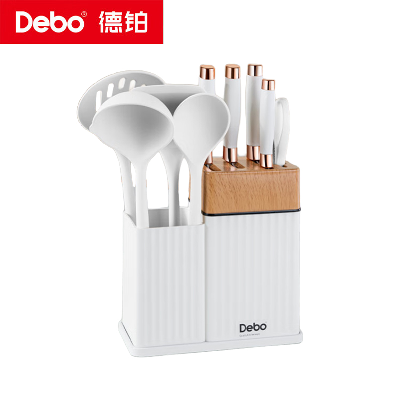 德铂（Debo） DEP-952摩根森不锈钢刀具套装 多用刀具10件套