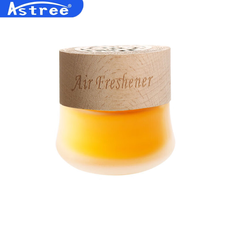 Astree 木盖香膏*2车载香水固体香膏汽车用品持久淡香氛车内空气清新剂