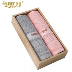 芳恩 FN-MJ2000-2樱粉+星灰【雅致】面巾组合装