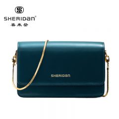 喜来登（Sheridan）韩版百搭链条单肩小方包NL200332A/B 蓝色