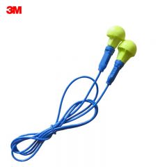 3M 耳塞 318-1005 舒适型 免揉搓 泡棉带线低音低噪耳塞 yzlp 1付装