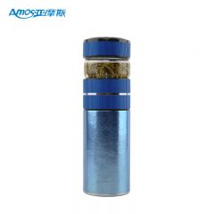 亚摩斯（AMOS） AS-TIFL500纯钛茶水分离杯钛茶水分离杯钛水杯大容量男女士泡茶高档商务家用