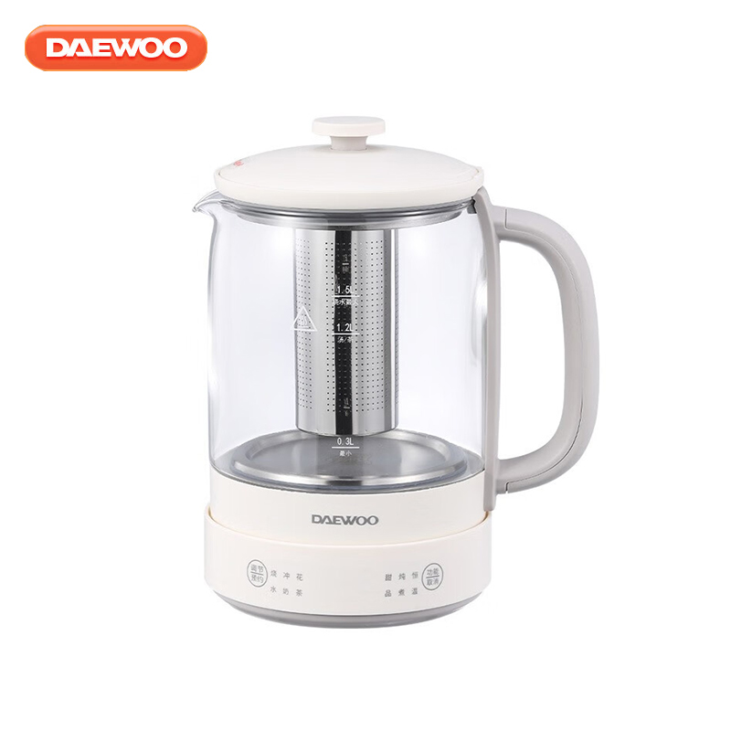 养生壶恒温家用多功能1.5L烧水壶煮茶器DYYS-15N80 星云白