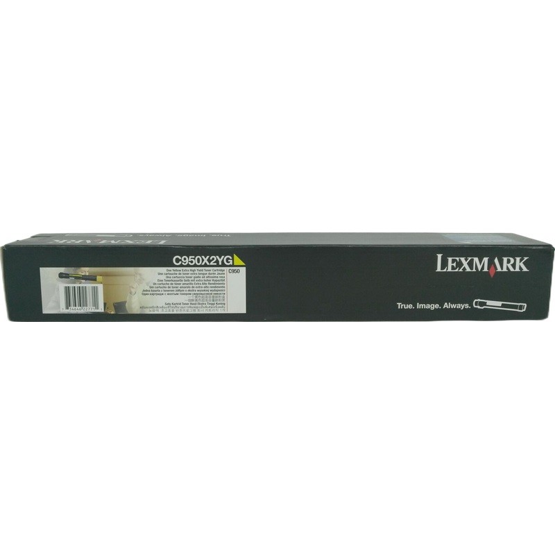 利盟（Lexmark）C950X2YG 原装黄色碳粉盒（适用C950de）约22000页