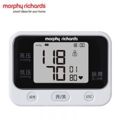 摩飞（Morphyrichards） 腕式血压测量仪血压测量仪电子血压计家用血压仪 孝敬长辈 母亲节礼物 节日礼品 黑色