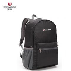 瑞制（swimade）   可折叠户外旅行双肩包RZ-8808红色（黑色）