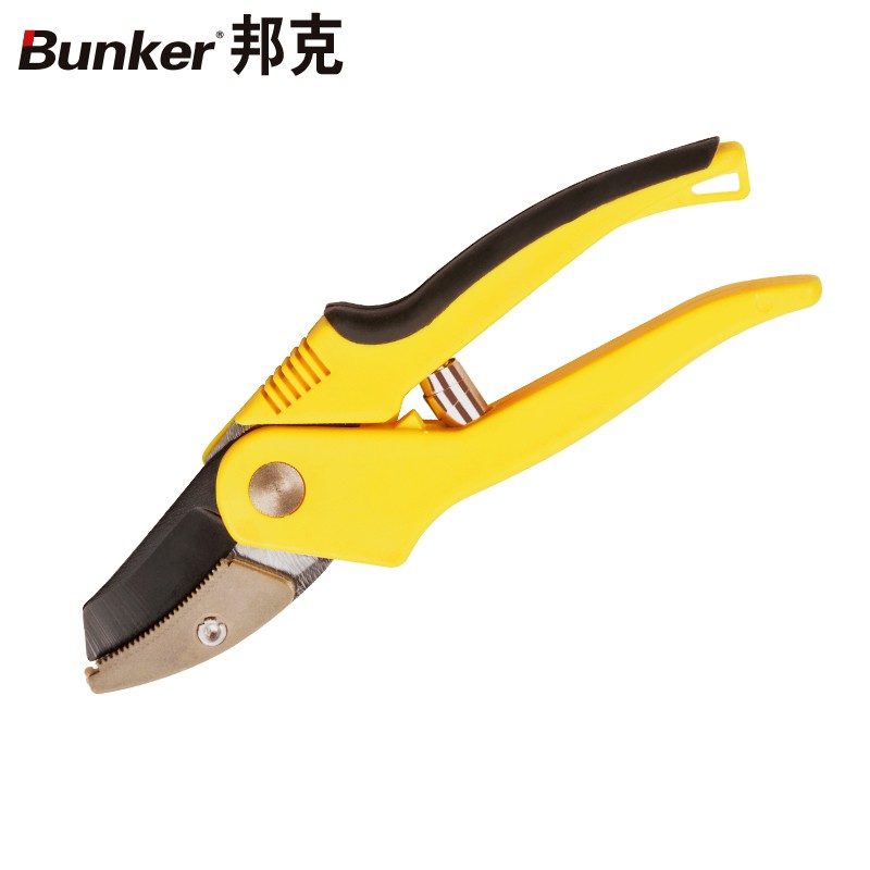 邦克（Bunker） 园艺剪果树修枝剪防滑齿剪枝园林工具专业粗枝剪BK-604002