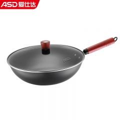 爱仕达（ASD） CF32B6TG锅具家居系列家用大容量无涂层32CM炒锅