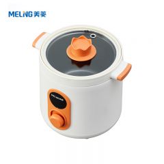 美菱（MELING） 家用煮饭迷你电饭煲 MF-LC1234 白色1.2升容量不粘涂层
