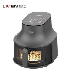 利仁（Liven） 空气炸锅智能家用电炸空气锅可视6L大容量多功能全自动炸锅 黑色KZ-D6022