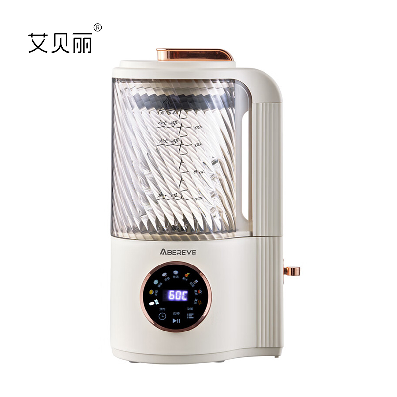 艾贝丽（Abereve） ABL-PB218柔音破壁机家用豆浆机加热全自动榨汁机搅拌机辅食机早餐机 白色