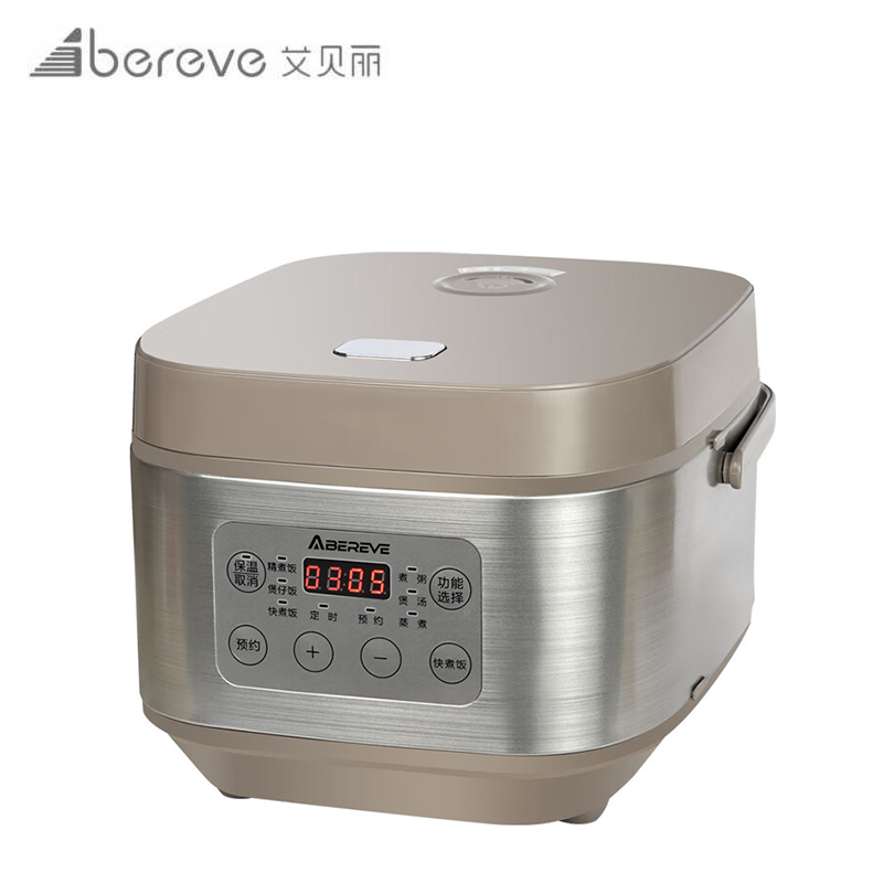 艾贝丽（Abereve） 多功能5L电饭煲 ABL-FB512  浅灰色 5L