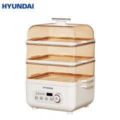 HYUNDAI AEM-DZG6蒸锅多功能家用大容量蒸蛋器蒸汽锅电蒸笼蒸箱可视早餐机