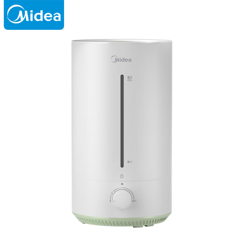 美的（Midea） CS-LSY45加湿器卧室家用4L大容量空气加湿器迷你台式办公室桌面母婴儿童室内加水 巨雾加湿