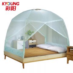 彩阳 水绿加高蒙古包蚊帐-1158U型（玻纤）（三开门） 150*200*170