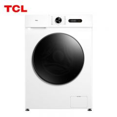 TCL TG-V100HBS 10KG 滚筒式洗衣机 全自动洗烘一体变频机 一级效能 芭蕾白