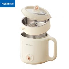 美菱（MeiLing） MT-LY20300双层电煮锅小电锅宿舍小锅电蒸锅学生寝室一体泡面小火锅多功能锅
