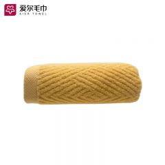 aier A-C2402加长全棉耐用高级斜纹吸水旷野速干大毛巾34*76cm向日葵色108g