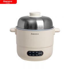 艾贝丽（Abereve） ABL-DYG1213多功能锅电火锅电煮锅电热锅电饭煲家用多用途蒸煮一体锅 1.8L大容量一人食