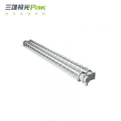 三雄极光 LED防爆支架 双支PAK631-230 工厂车间仓库带铁网 LED防爆支架