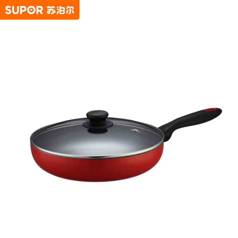苏泊尔（SUPOR） 炫彩不粘煎锅PJ24M6 24cm口径牛排锅燃气灶明火专用炒菜锅煎蛋锅煎饼锅