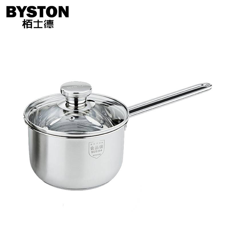 栢士德（BYSTON） 奶锅304不锈钢18CM宝宝婴儿辅食锅泡面锅 家用BST-055
