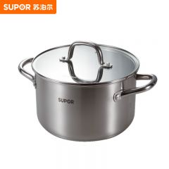 苏泊尔（SUPOR） 乐尚不锈钢22cm汤锅加厚炖锅 燃气电磁炉通用 煲汤锅VT22WAS01